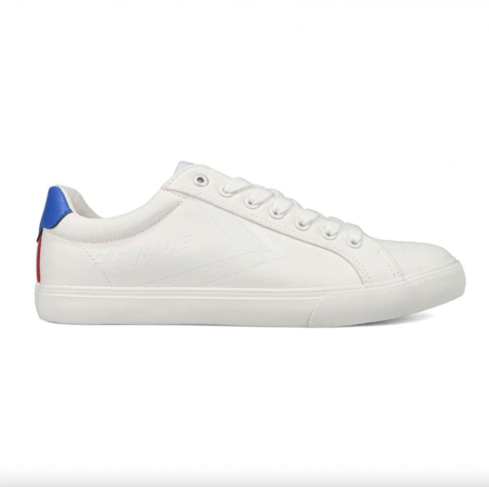 Feiyue Footwear Fe Lo AV Martial Arts/Gym/Lifing Shoes - White / Royal - Skatewarehouse.co.uk