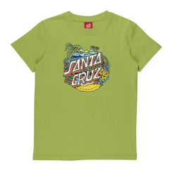 Santa Cruz Youth T-Shirt Youth Aloha Dot Front T-Shirt - Apple