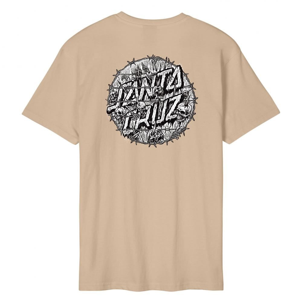 Santa Cruz T-Shirt Abyss Dot T-Shirt - Sandstone