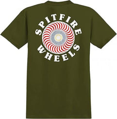 Spitfire T-Shirt OG Classic Fill - Military Green / Multi