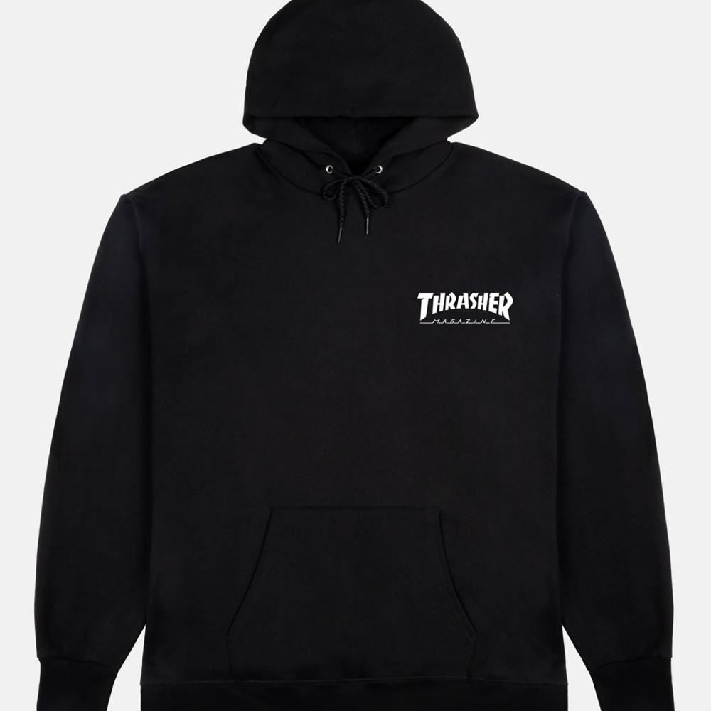 Thrasher Hoody Little Thrasher - Black - Skatewarehouse.co.uk