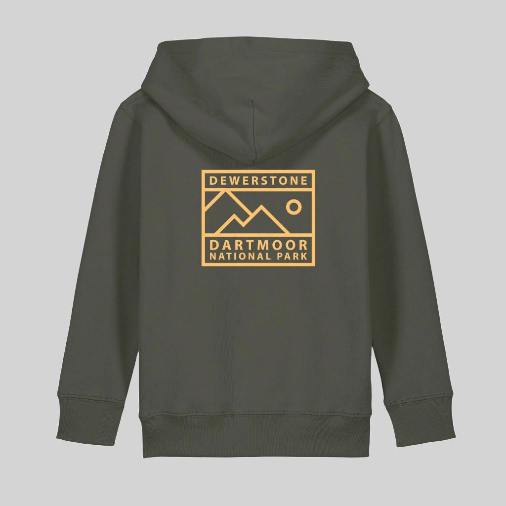 Dewerstone Kids Pinnacle Organic Cotton Hoody - Khaki