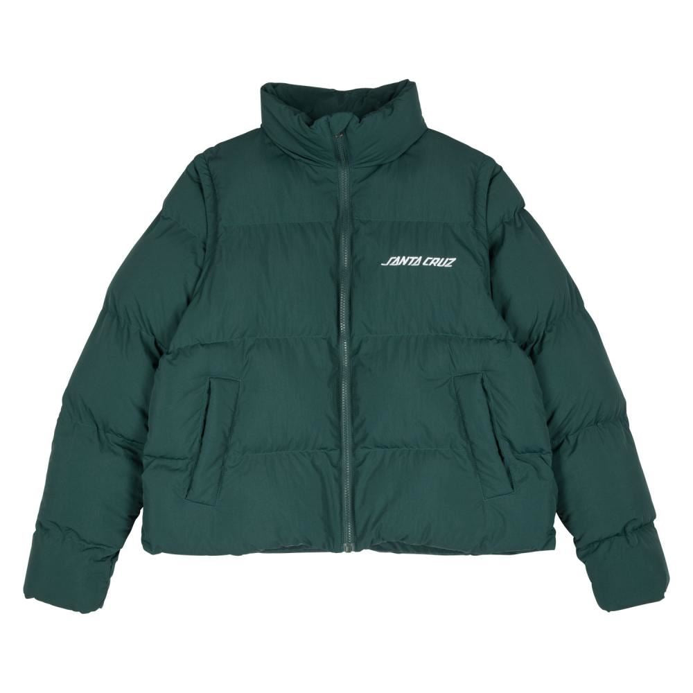 Santa Cruz Womens Jacket Strip 2 in 1 Quilted Jacket - Emerald