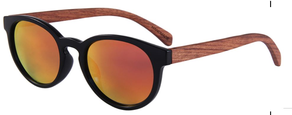 Luma Sunglasses - Tidepool - Black/Fire