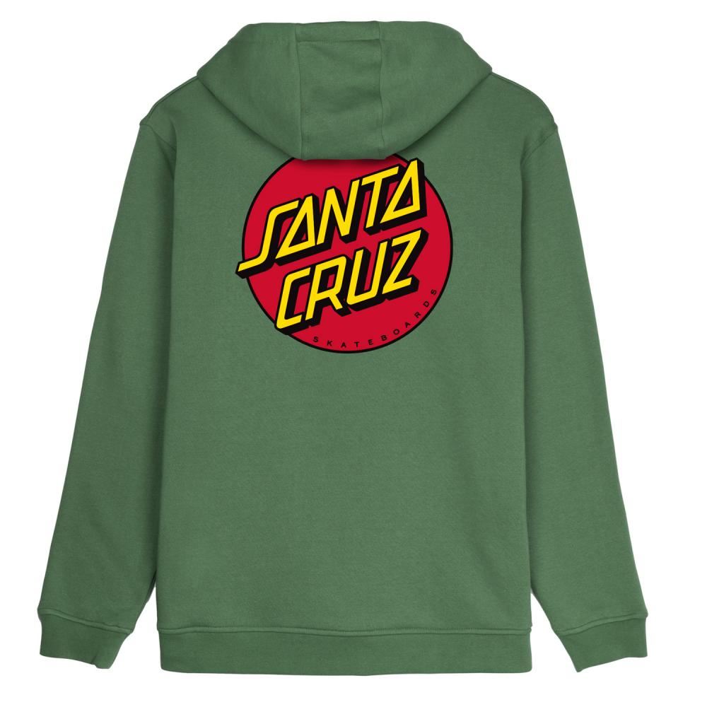 Santa Cruz Hood Classic Dot Chest Hood - Sage - Skatewarehouse.co.uk