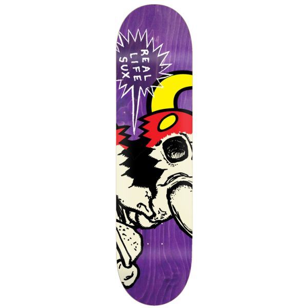 Toy Machine 'Real Life Sux' Skateboard Deck - 8.25"