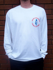 Story Collective Circle Long Sleeve Tee White