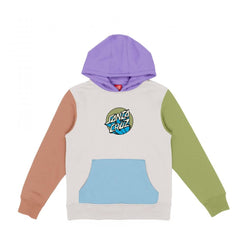 Santa Cruz Youth Hood Youth Crinkle Delta Dot Hood - Optic White