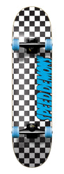 Speed Demons Checkers Black/Blue Complete Skateboard - 7.75