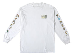 AntiHero L/S T-Shirt Roached Out - White / Multi Color Prints