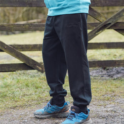 Dewerstone Anchor Organic Cotton Joggers - Black