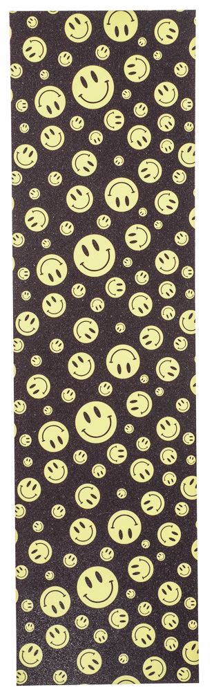 Griptape de skate de qualité professionnelle Venom 9 "x 33" - Trippy Smiles