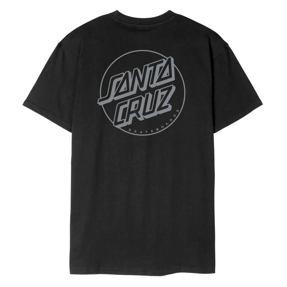 Santa Cruz T-Shirt Opus Dot Stripe - Black / Grey