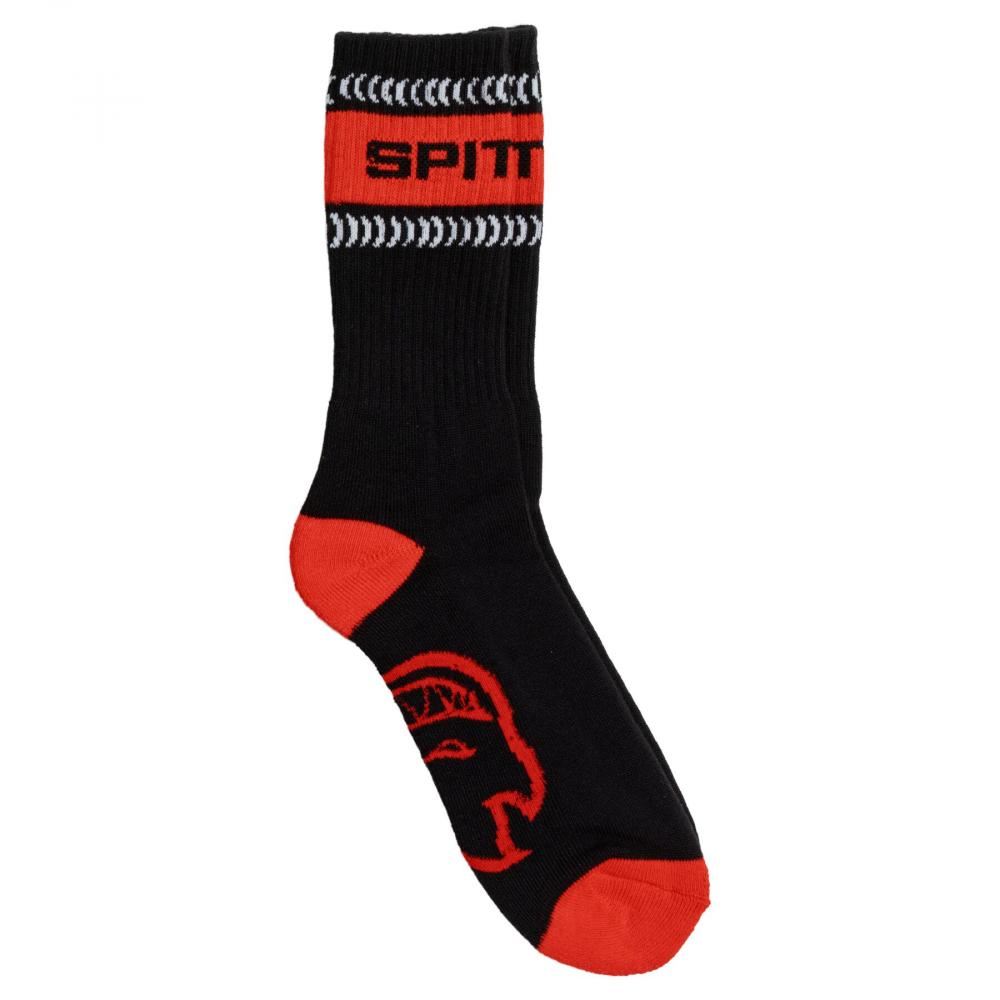 Spitfire Socks Classic '87 Bighead Swirl White / Black / Red - O/S