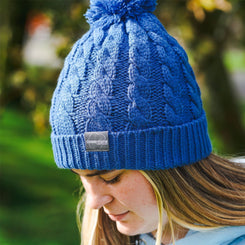 Dewerstone Voyager Chunky Knit Beanie - Blue -
