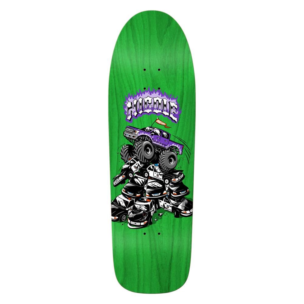 Real Nicole Pig Romp Skateboard Deck - 9.75" - Skatewarehouse.co.uk