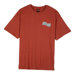 Santa Cruz T-Shirt Tiki Hand Strip T-Shirt - Dark Rust