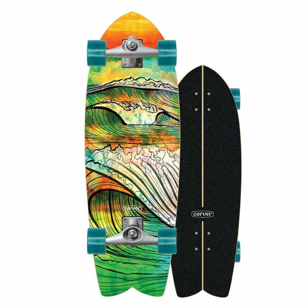 Carver Swallow - CX Surfskate Cruiser Skateboard - 9.625" x 29.5"