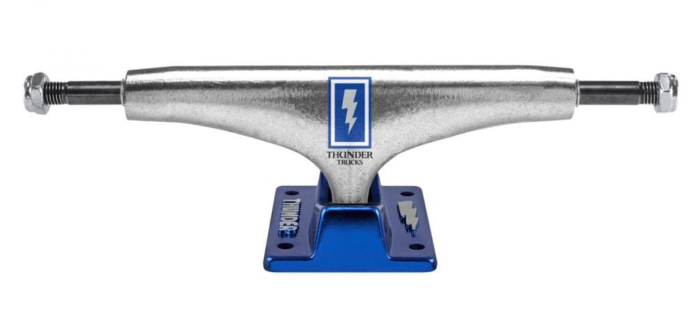 Thunder 149 Skateboard Trucks Boxed Bolt Hollow Lights Polished / Blue - 149