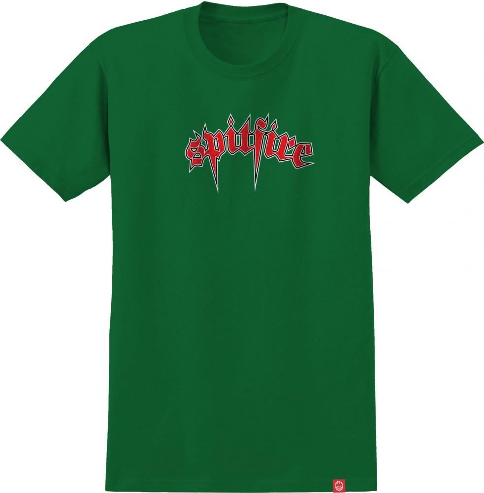 Spitfire T-Shirt Venom - Kelly Green / Red / White