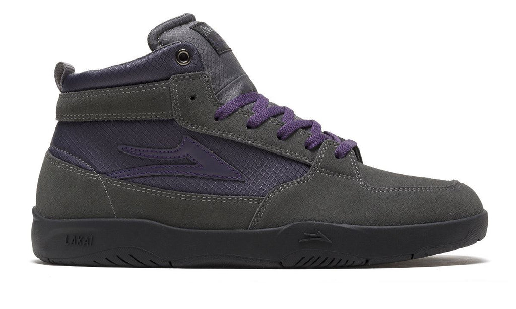 Lakai Trudger Weather Treated Skate Shoes - Black / Grey