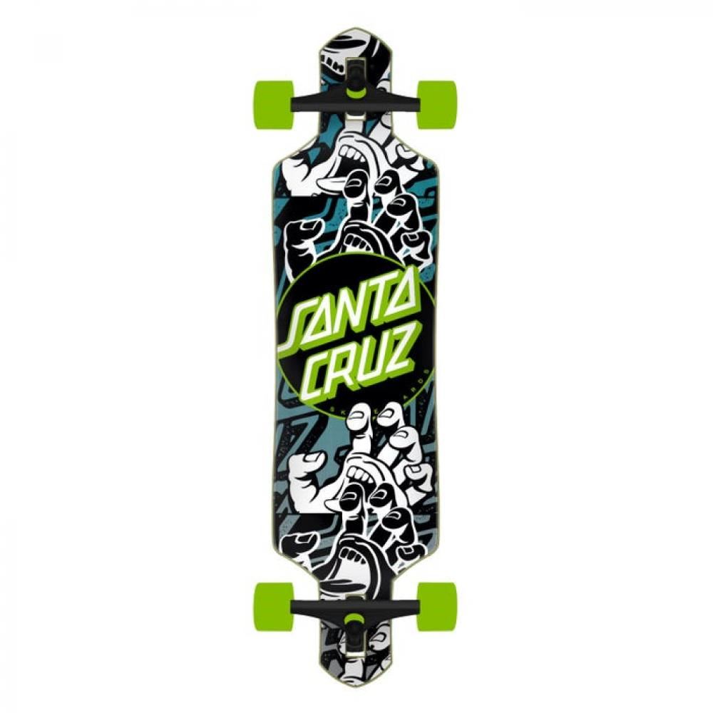 Santa Cruzer Handled Dot Complete Skateboard - 9.0"