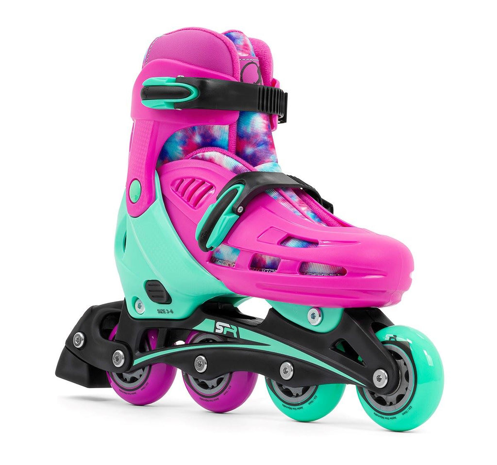 SFR Cyclone II Adjustable Inline Skates - Tie-Dye