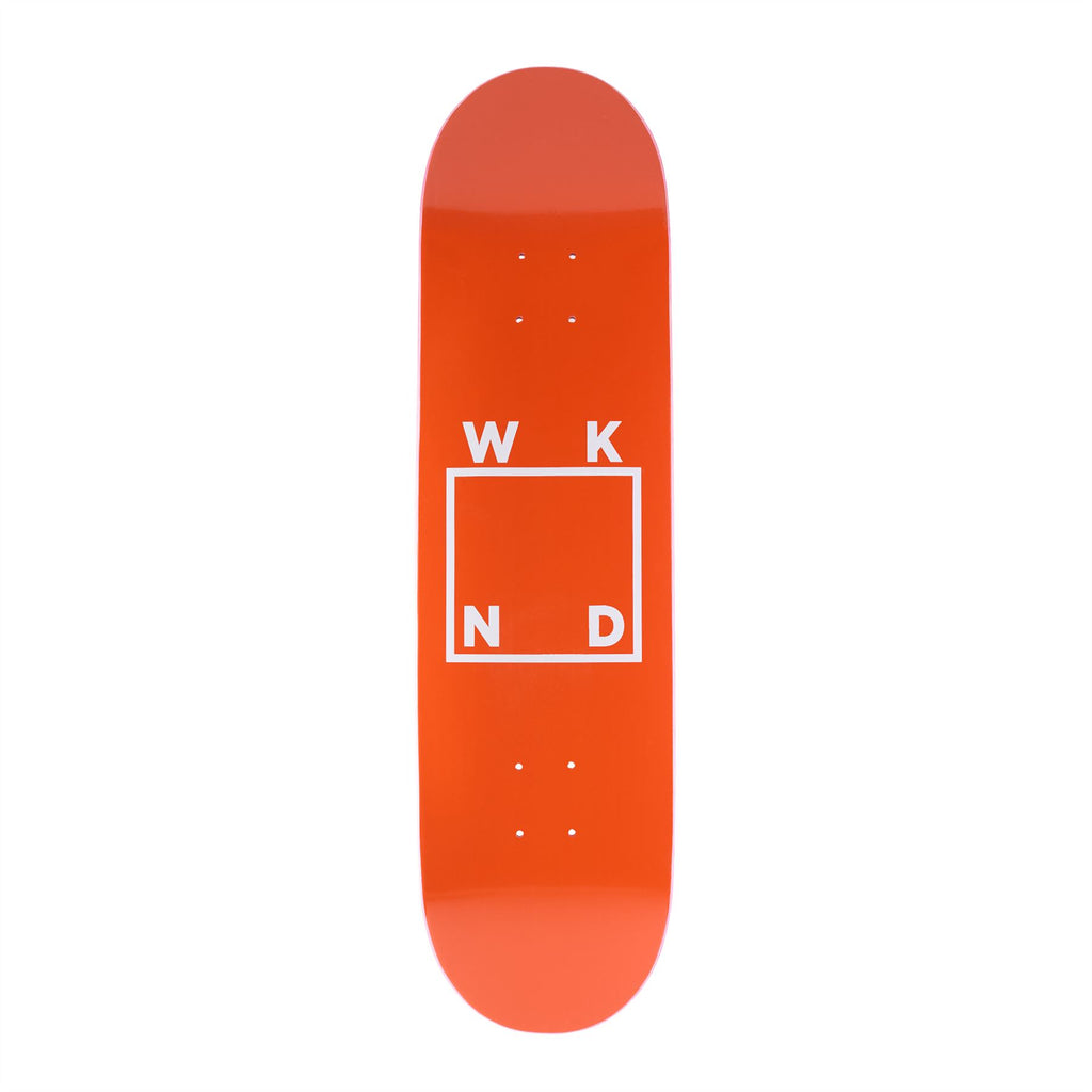WKND Logo Board (WB) Orange Skateboard Deck - 8.125"