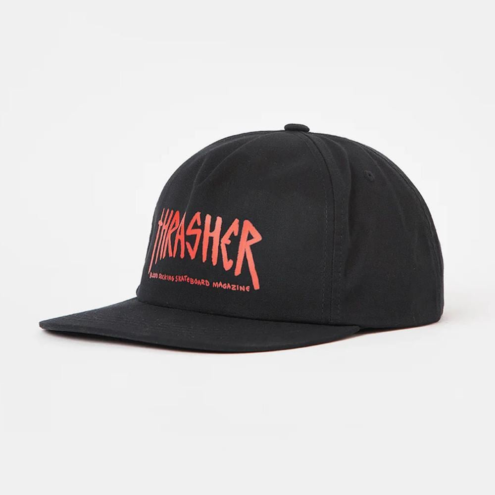 Thrasher x Toy Machine Cap Scratch Black - O/S