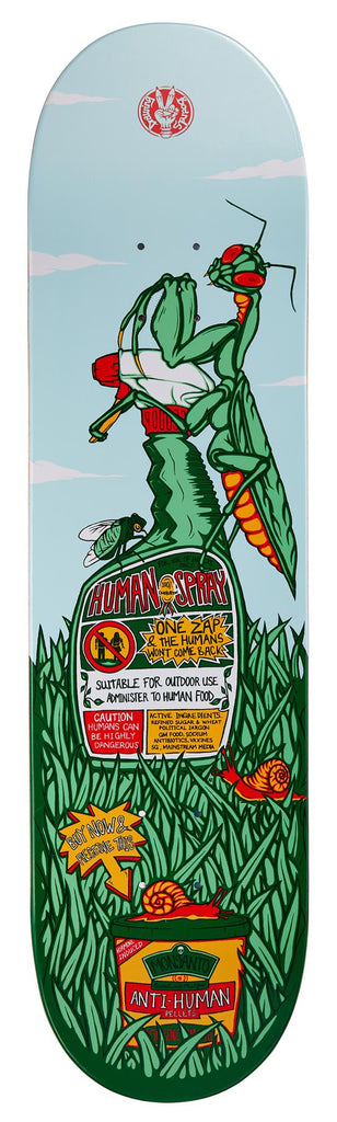 Drawing Boards Spraying Mantis Skateboard Deck - 8.25"