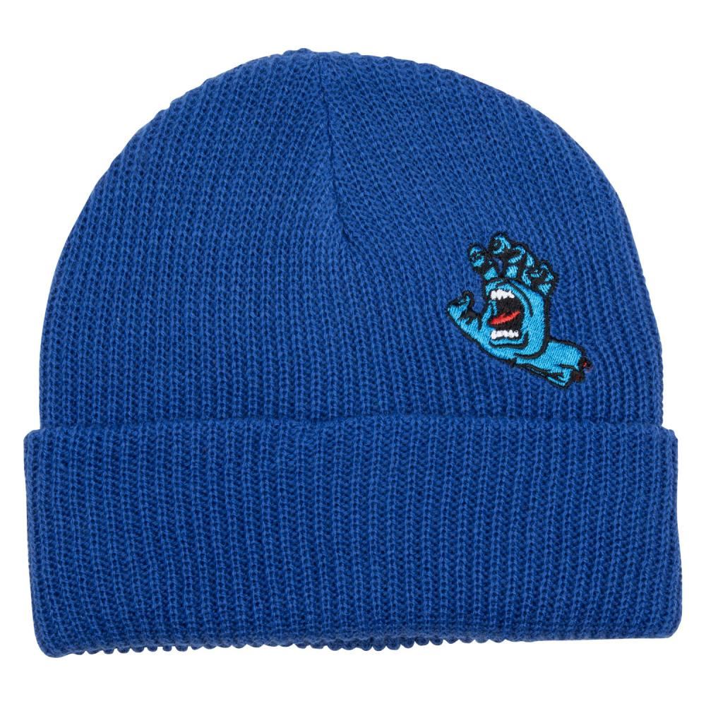 Santa Cruz Beanie Screaming Mini Hand Ultramarine - O/S