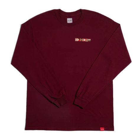 Chocolate Flyin' the Chocolate Flags Long Sleeve Tee Brick