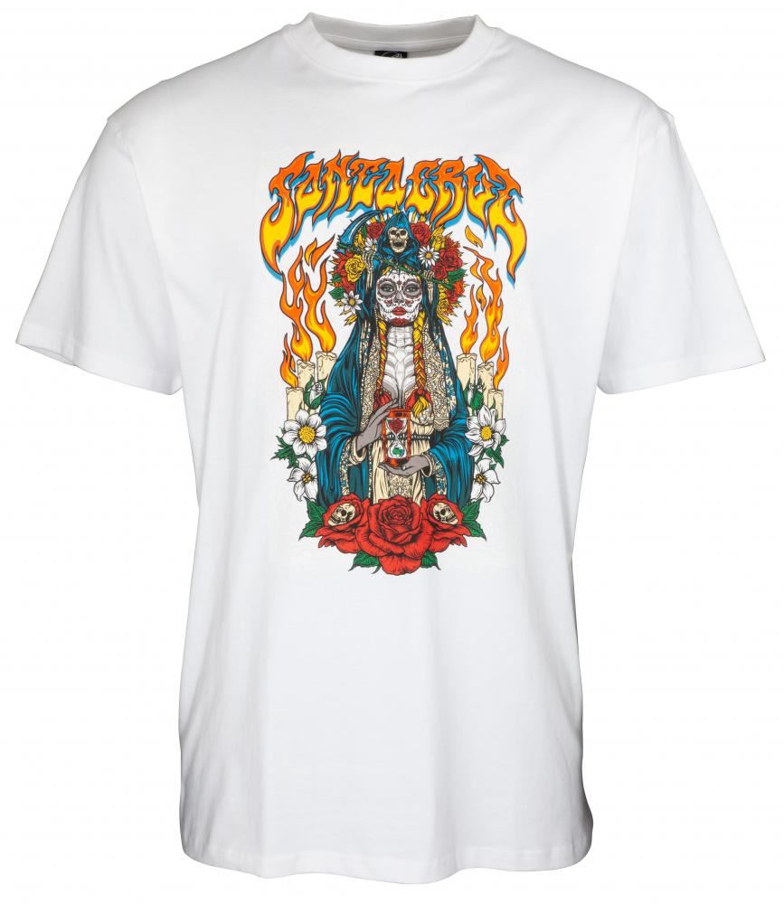 Santa Cruz T-Shirt Santa Muerte T-Shirt - White