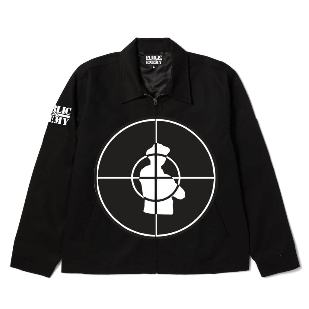 Lakai x Public Enemy Sniper Logo Jacket Black