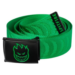 Spitfire Belt Bighead Crescent Jacquard Green / Black - O/S