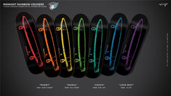 Crailtap Midnight Rainbow Cruiser Phawt Skateboard Deck - 9.125"