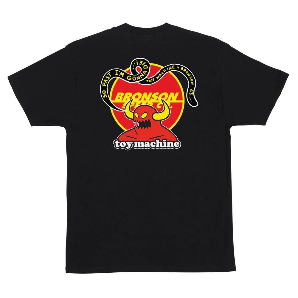 Bronson Speed Co T-Shirt Bronson x Toy Machine - Black