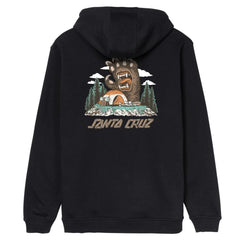 Santa Cruz Hood Screaming Grizzly Hood - Black