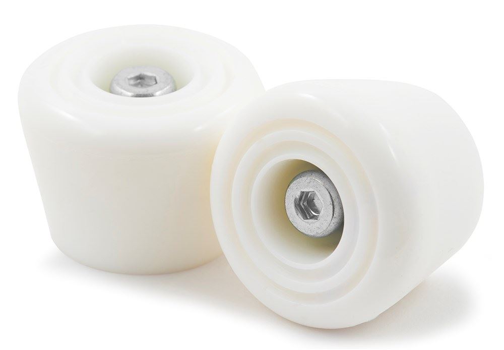 Rio Roller Quad Skate Stoppers - White