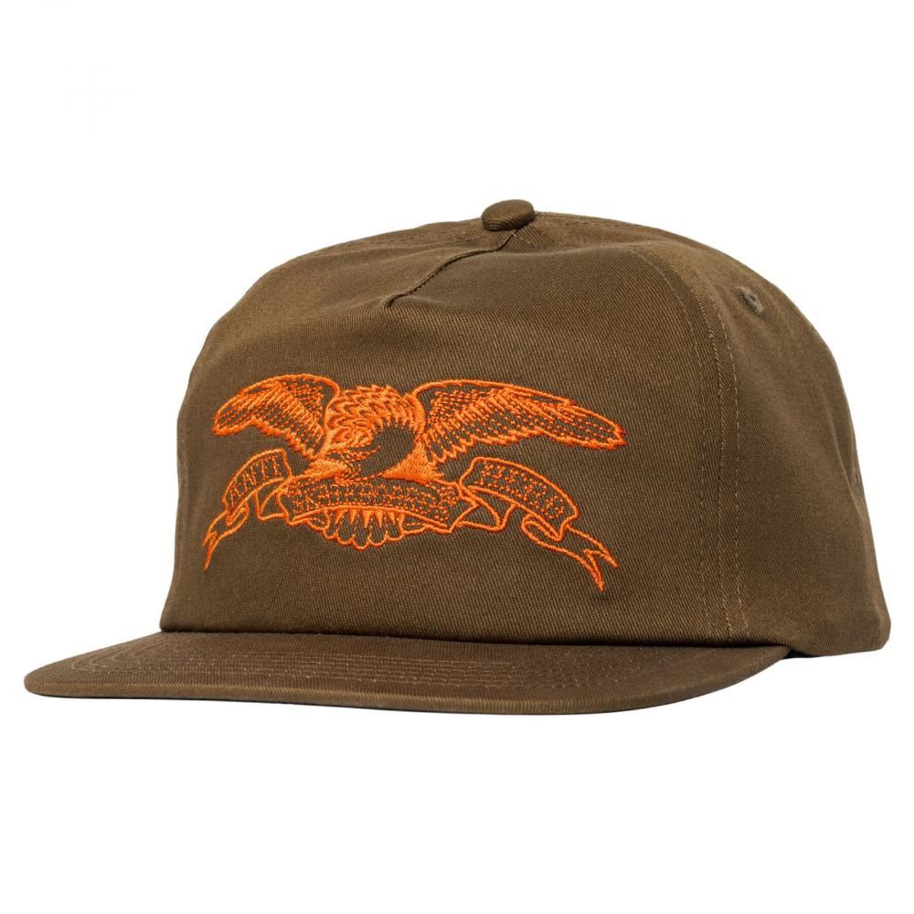 Antihero Cap Basic Eagle Brown / Orange - OSFM
