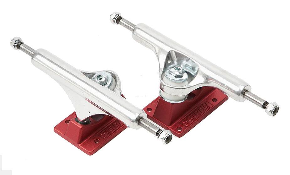 Slappy ST1 Lights Skateboard Trucks Red - 8.5