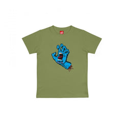 Santa Cruz Youth T-Shirt Youth Screaming Hand T-Shirt - Iguana