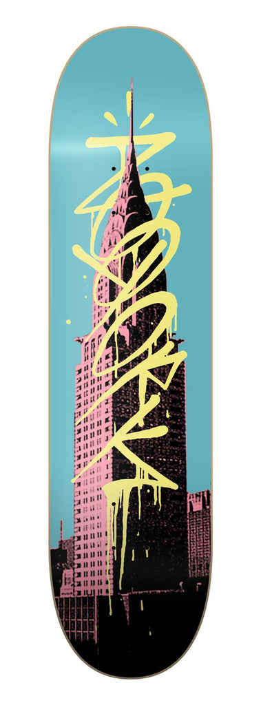 Zoo York Chrysler Tag Pop Skateboard Deck Mutli 8.25"