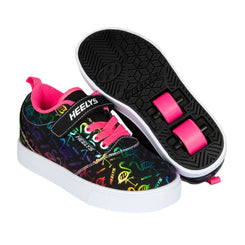 Heelys X2 Pro 20 X2  - Black / Pink / Rainbow