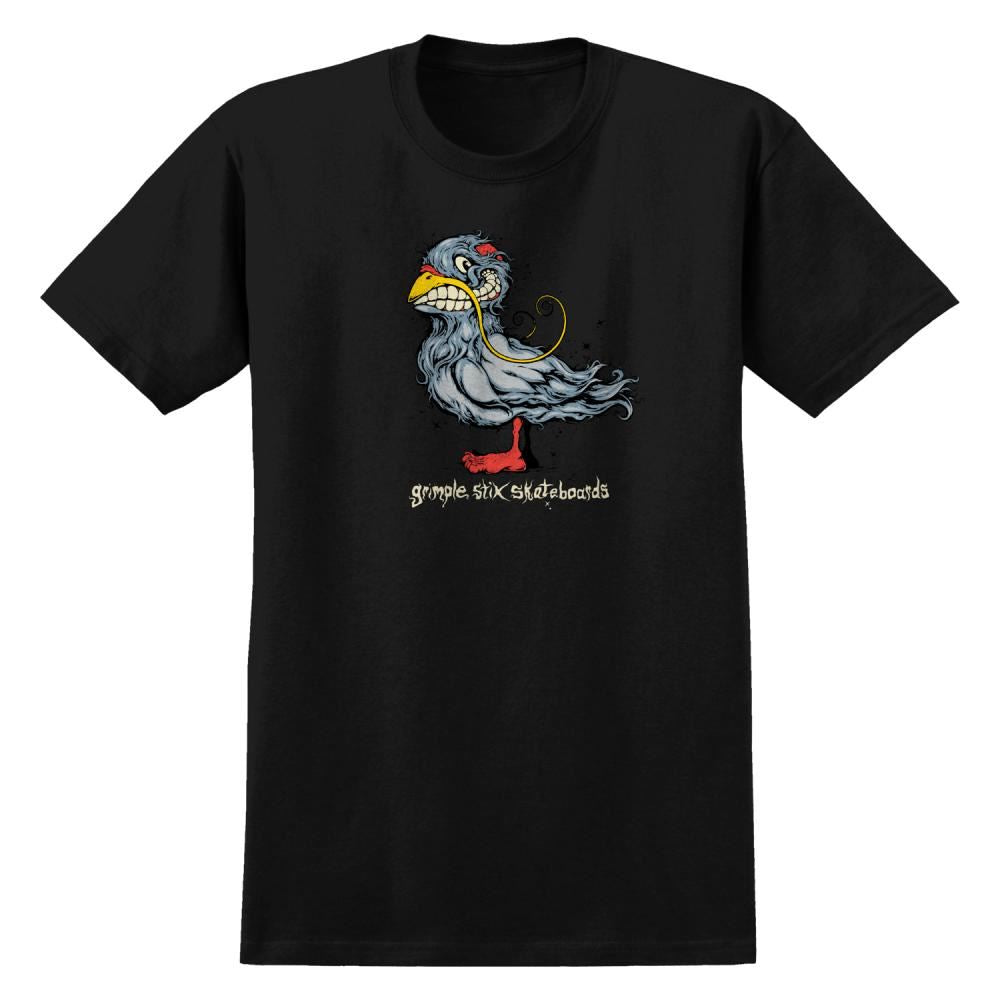 Antihero T-Shirt Grimple Pigeon - Black / Multi Print