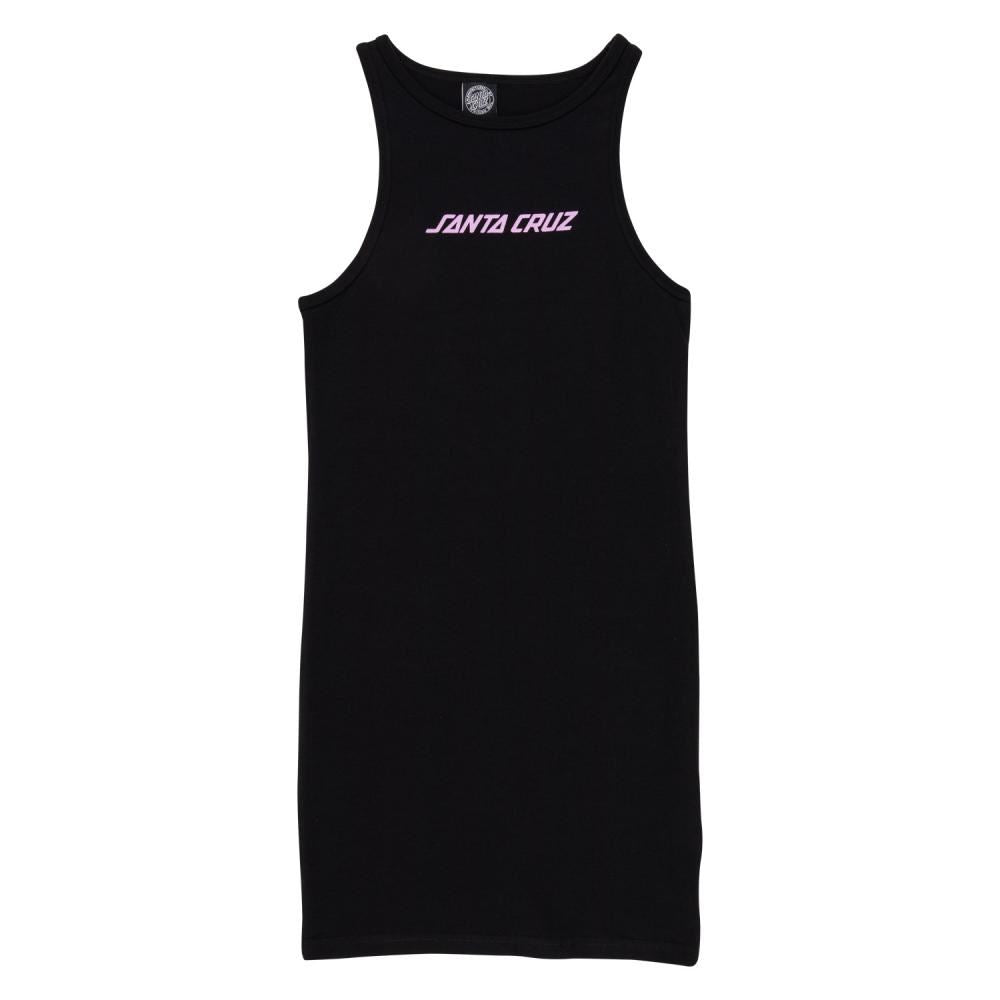 Santa Cruz Womens Dress Strip Dress - Black