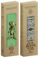 Push Lizard Guy FP In Green Complete Skateboard - 7.5"