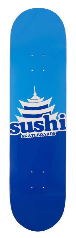 Planche de Skateboard Sushi Pagoda Logo Bleu - 8.0"
