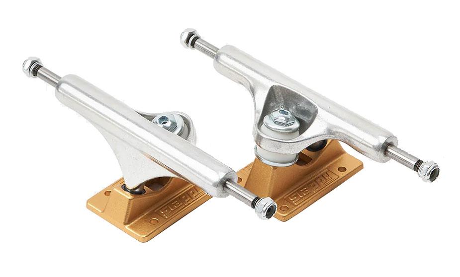 Slappy ST1 Lights Skateboard Trucks Gold - 8.5