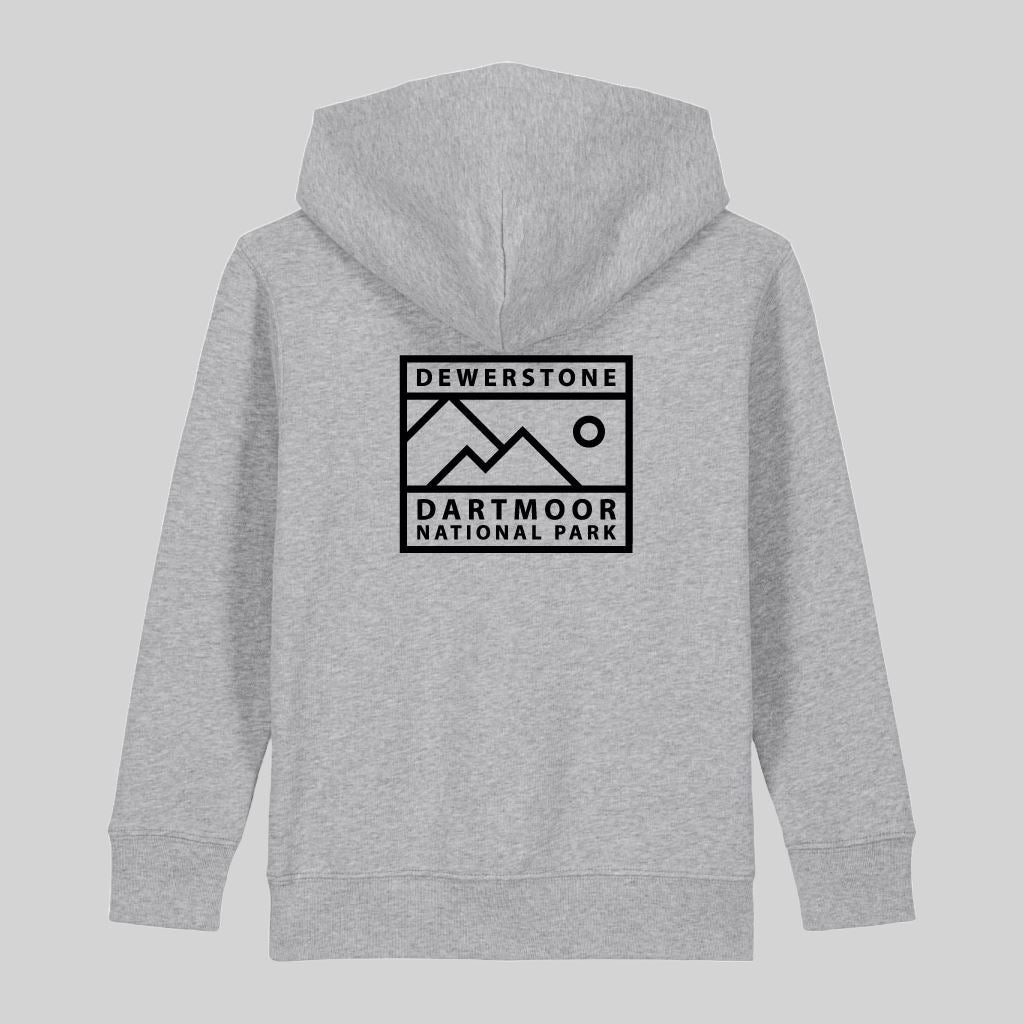 Dewerstone Kids Pinnacle Organic Cotton Hoody - Trail Grey